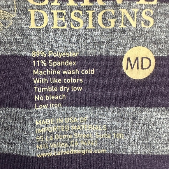 Carve Designs Talora Dress blues stripe size medium - Picture 4 of 4